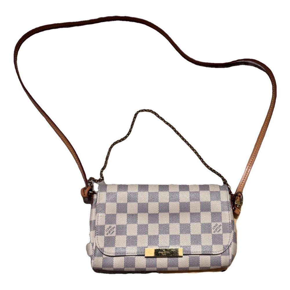 Checkered Designer Crossbody Bag